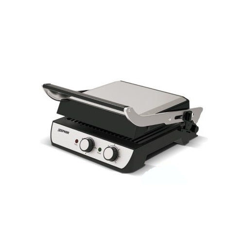 Zephir Bistecchiera Apertura 180° Piastra Elettrica Per Panini Toastiera Timer