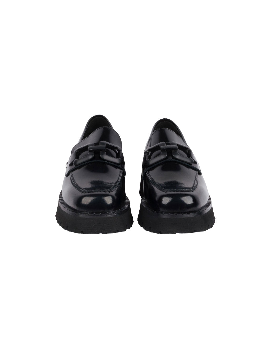 MOCASSINO CON MORSETTO NERO