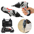 Mini Avvitatore Trapano Elettrico Batteria Ricaricabile Snodabile Con Valigetta
