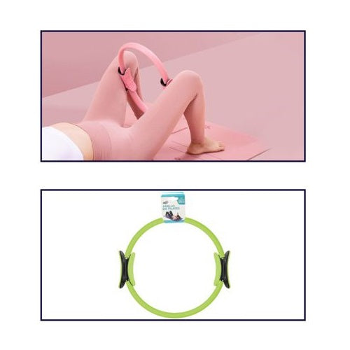 Cerchio Anello Pilates Ring Magic Circle Attrezzo Fitness Yoga Accessori - Verde