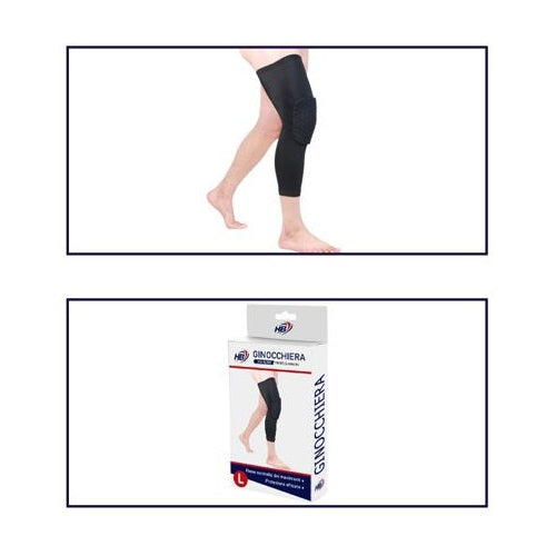 Ginocchiera Fascia Elastica Ginocchio Comoda Tutore Protezione Compressione (L)