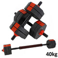 Kit Manubri Bilanciere Dumbbell Set Pesi Regolabili Componibili Da Palestra 40Kg