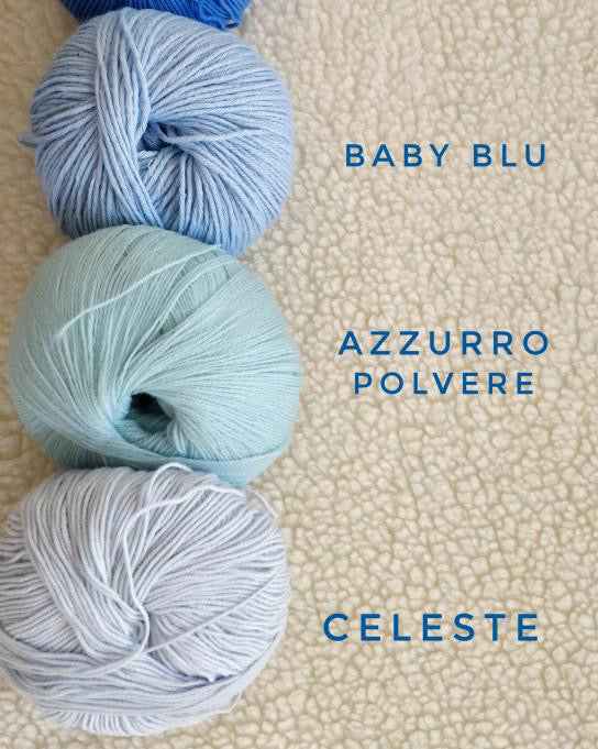 Copertina "Roselline" in lana baby