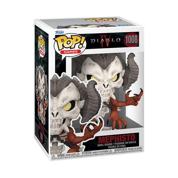 Funko Pop ! Games - Diablo Iv (1008) Mephisto Vinyl Figure 9Cm Statuetta Statua
