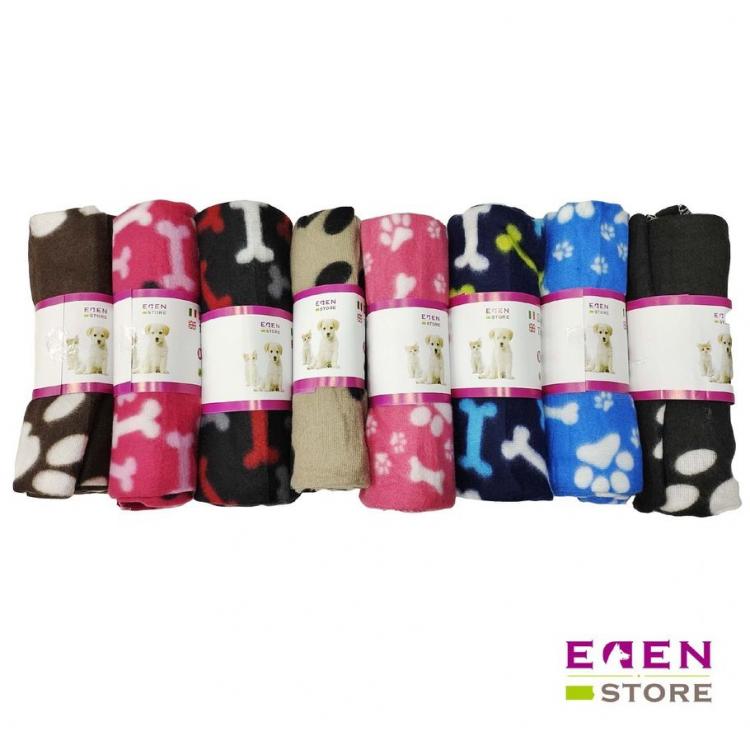 COPERTA PLAID IN PILE COPRIDIVANO ANIMALI COPRI SEDILE AUTO PER CANI GATTI 60X60
