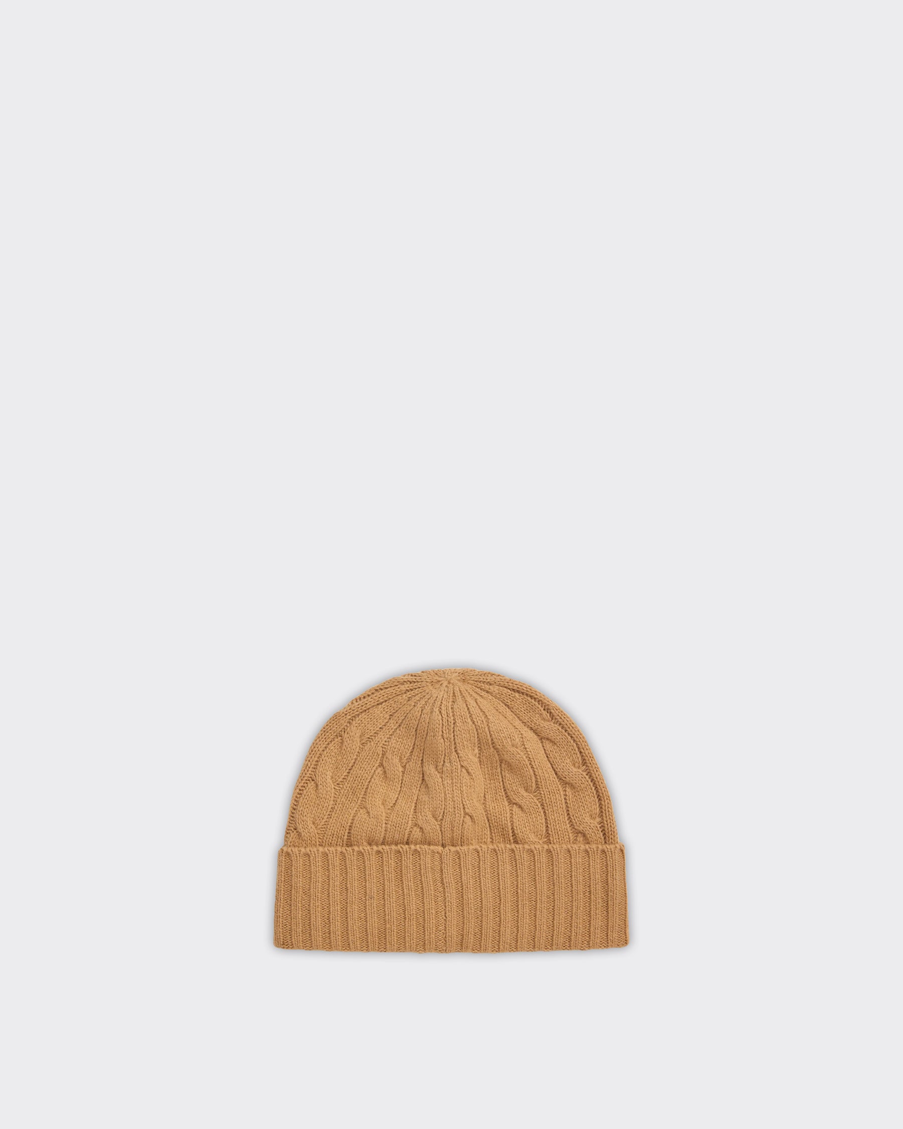 Classic Cable Beanie Beige