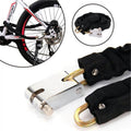 CATENA + LUCCHETTO ANTIFURTO METALLO PER SCOOTER MOTO DA BICI RIVESTITO 3 CHIAVI