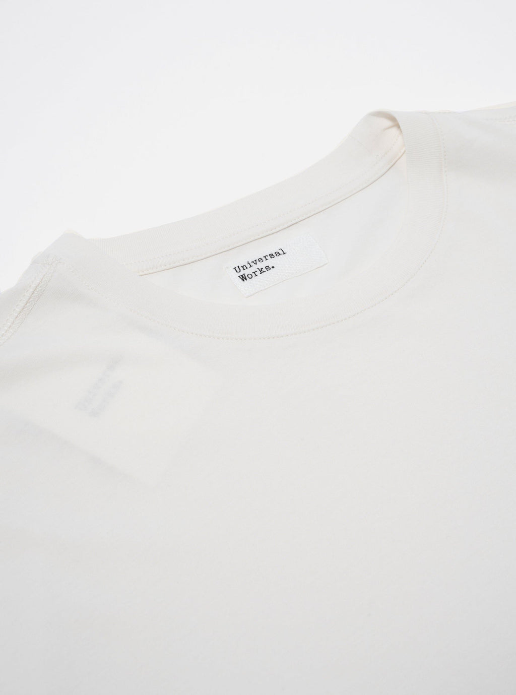 T-shirt Print Pocket Uomo Ecru