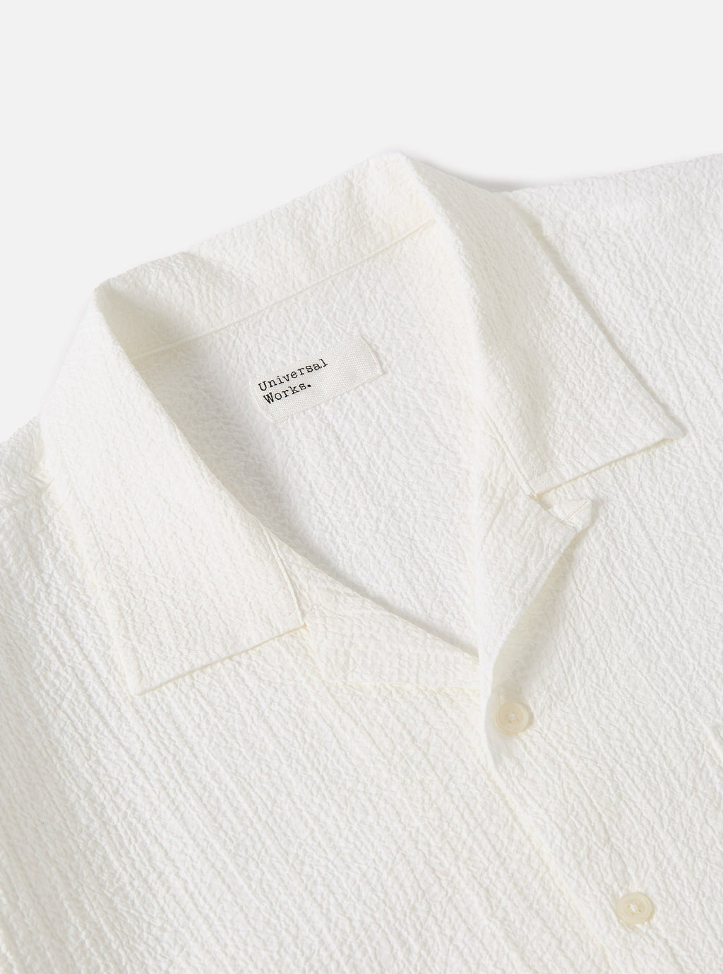 Camicia Seersucker Uomo White