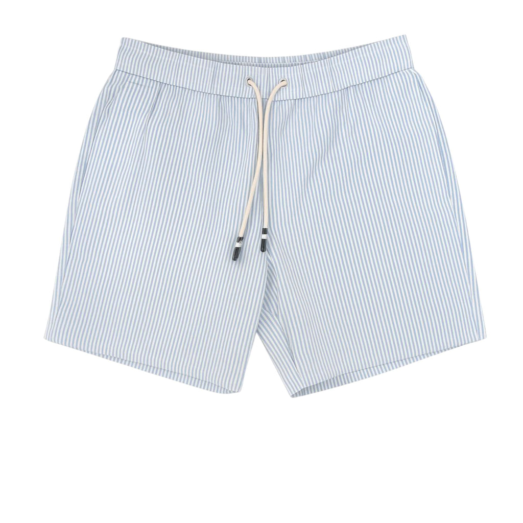 Costume Swim Uomo Light Blue/White