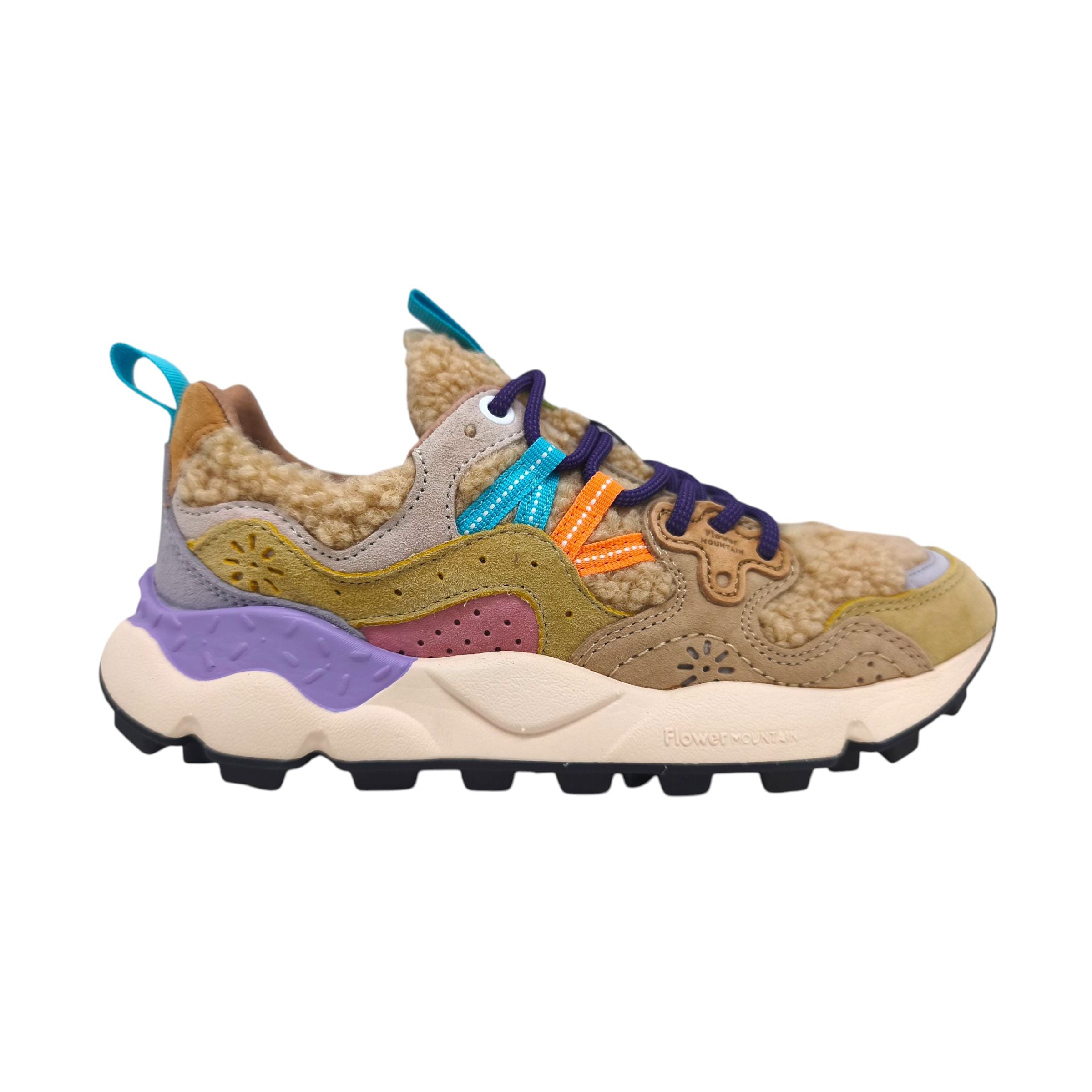 Scarpe Yamano 3 Teddy Donna Beige/Multi