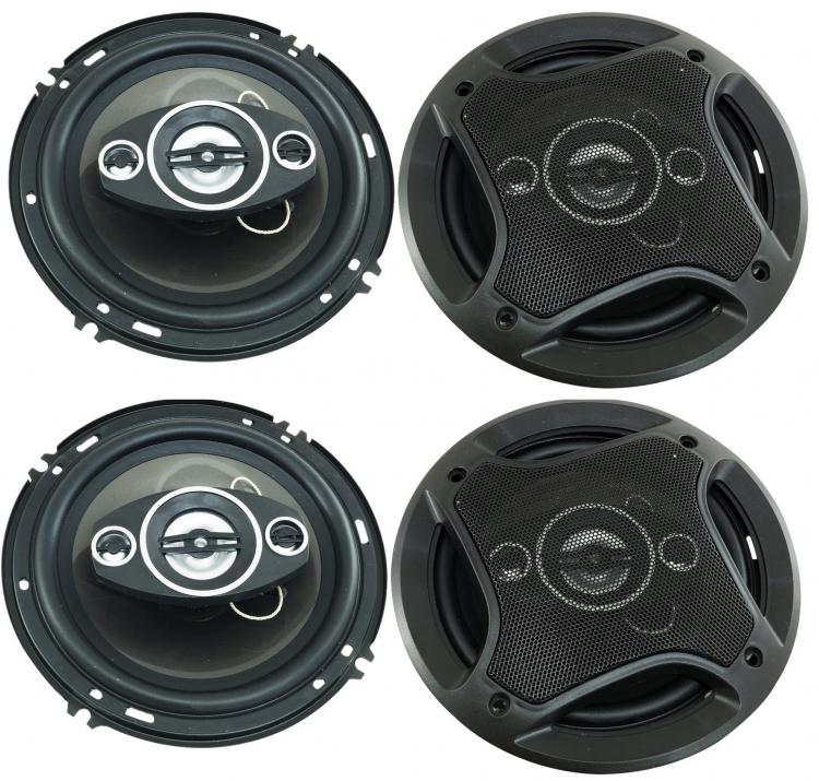 COPPIA CASSE ALTOPARLANTI AUTORADIO AUTO SPEAKER WOOFER STEREO 2 VIE 500W 16 CM