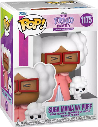 Funko Pop ! The Proud Family  (1175) Suga Mama With Puff  Vinyl Figure