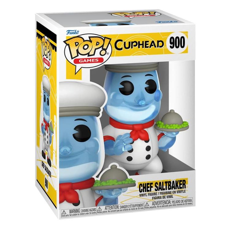 Funko Pop ! Games Cuphead -  (900)  Chef Saltbaker Vinyl Figure 9 Cm Games