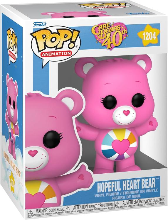 Funko Pop ! Animation Care Bears 40Th (1204) Hopeful Heart Bear Figure 9Cm