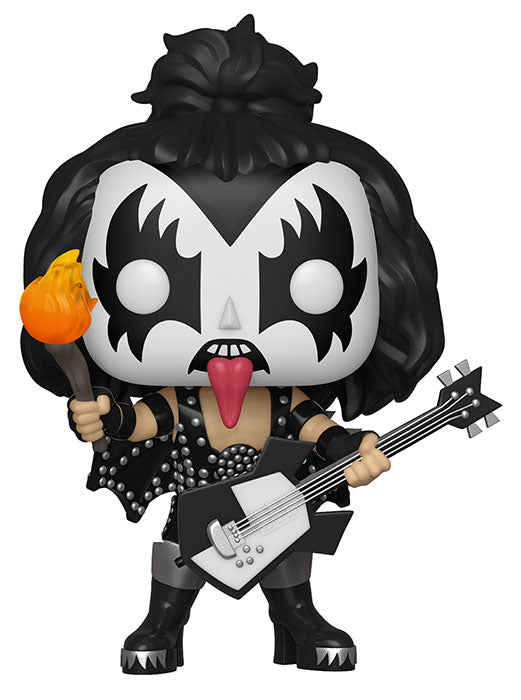 Funko Pop ! Rocks Kiss  - (121) The Demon Music Vinyl Figure Cantante Anni 90