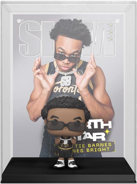 Funko Pop ! Nba Toronto Raptors Cover Slam (12) Scottie Barnes Vinyl Basket