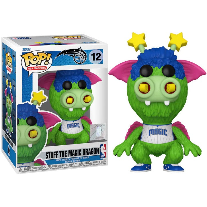 Funko Pop ! Nba Mascots (12) Orlando Stuff The Magic Dragon Figure 9Cm Basket