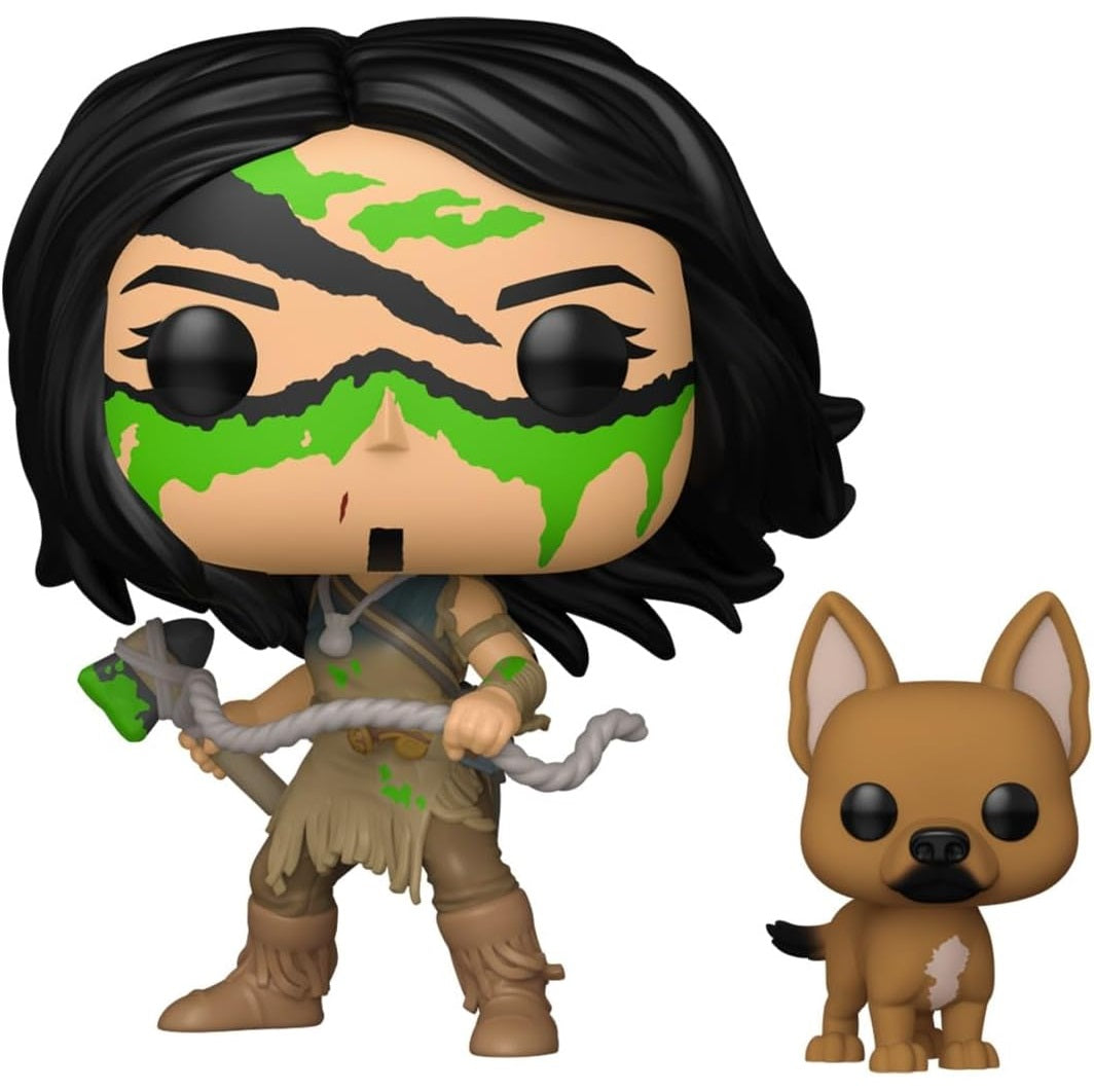 Funko Pop ! Plus - Prey - Naru with Sarii (1910) "Glows In The Dark" Vinyl Figure 10cm