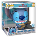 Funko Pop ! Disney Lilo & Stitch (1419) Stitch W/Ukulele Vinyl Figure Big 25Cm