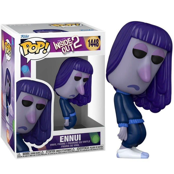 Funko Pop ! Disney Inside Out 2 - (1448) Ennui Vinyl Figure Noia 9Cm Pixar