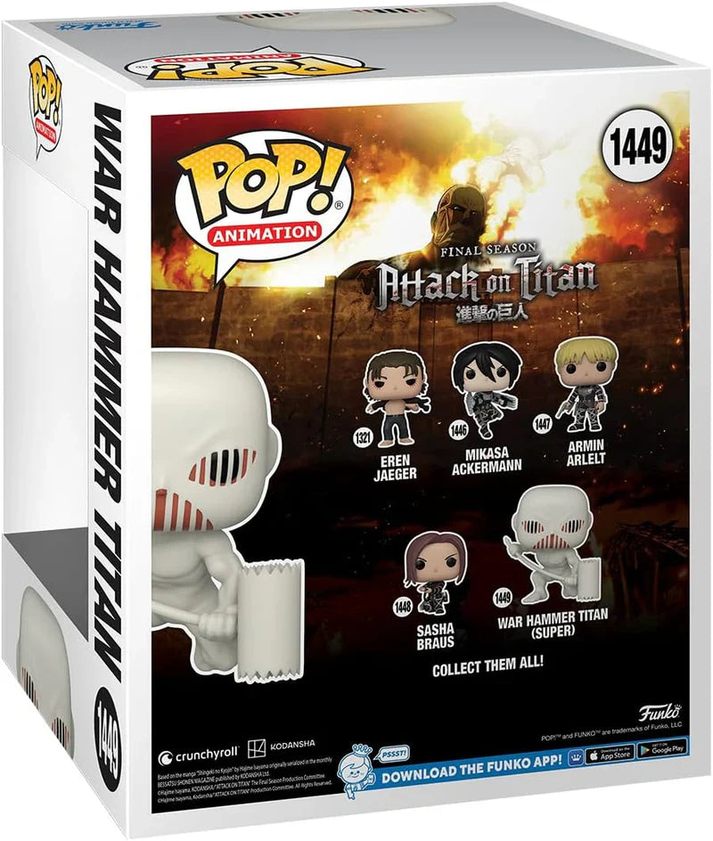 Funko Pop ! Animation Attack On Titan S5 - (1449) War Hammer Titan 15Cm A.O.T.