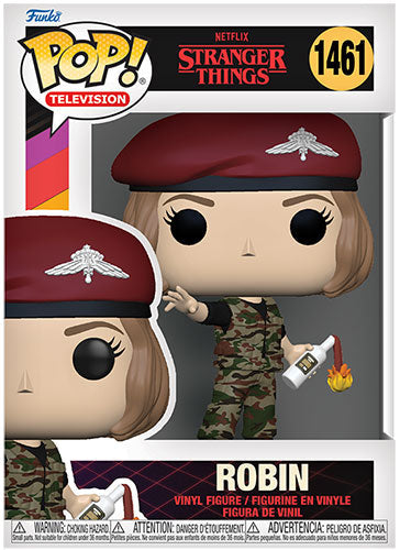 Funko Pop ! Television Netflix Stranger Things S4 (1461) Robin W/ Cocktail 9cm