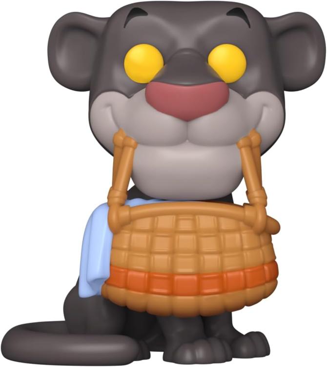 Funko Pop ! The Jungle Book (1475) Bagheera W/Basket Il Libro Della Giungla
