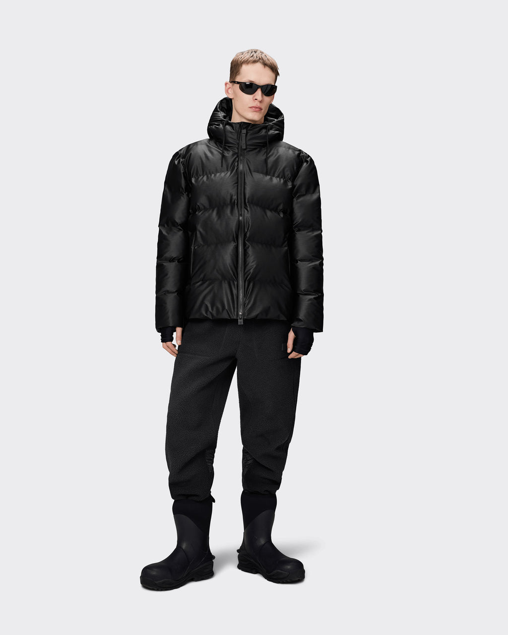 Giacca Puffer Alta W3 Black Grain