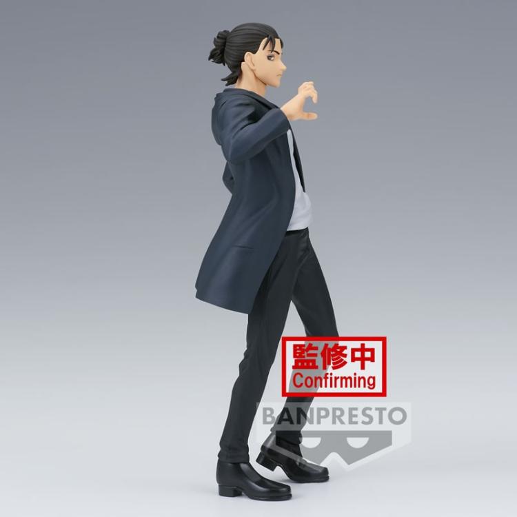 BANPRESTO ATTACK ON TITAN FINAL SEASON FIGURE EREN YEAGER & LEVI 16 CM STATUA
