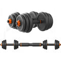 Kit Manubri Bilanciere Dumbbell Set Pesi Regolabili Componibili Da Palestra 15Kg