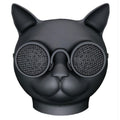 AKAI | SPEAKER BLUETOOTH AUX USB CASSA LED PORTATILE NERA CANE/GATTO BILLY BLACK