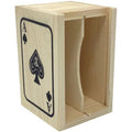Scatola In Legno Cofanetto Canastra Mazzo Carte Gioco Francesi Napoletane Poker