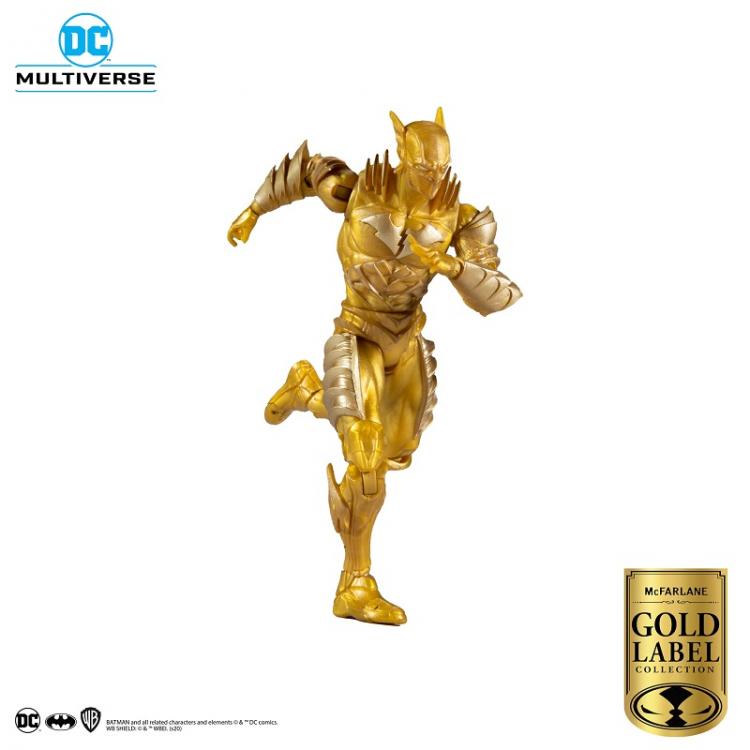 DC MULTIVERSE THE FLASH HEART -52 DARK - GOLD LABEL STATUA FIGURE McFARLANE 18cm