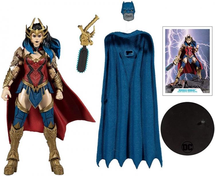 DC MULTIVERSE WONDER WOMAN KING DARK NIGHTS DEATH METAL McFARLANE STATUA FIGURE