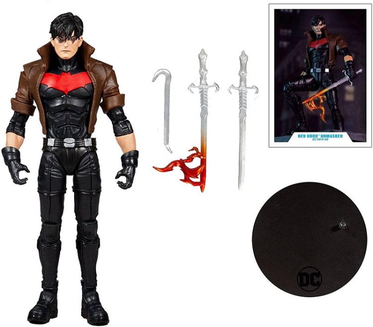 DC MULTIVERSE RED HOOD UNMASKED GOLD LABEL STATUA FIGURE BATMAN McFARLANE 18cm