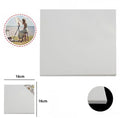 Tela Pittura Tele Per Dipingere Telaio In Legno Telati Cotone Grana Fine 16X16Cm