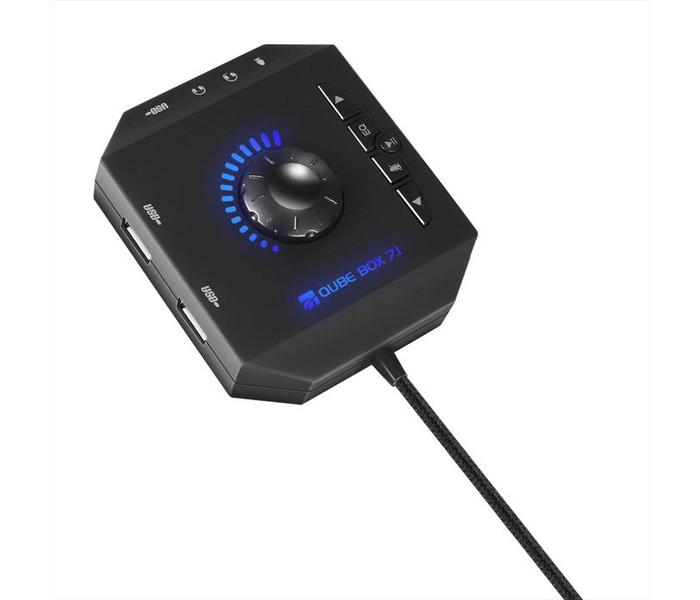 Xtreme Qube Sound Box 7.1 Virtual Surround Centralina Ps4 Ps3 Xbox One Pc Switch