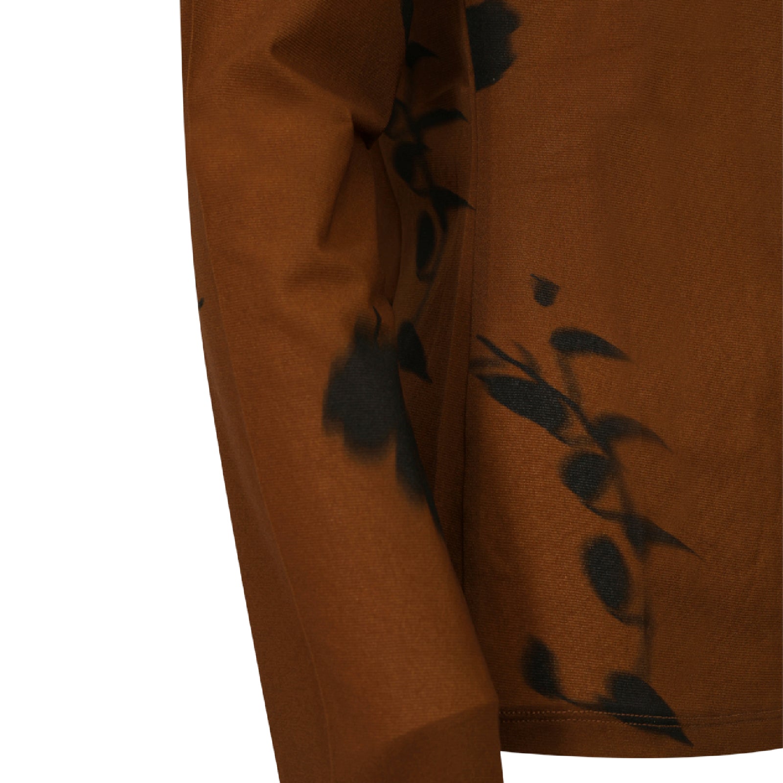 BLUSA EFFETO MARRONE