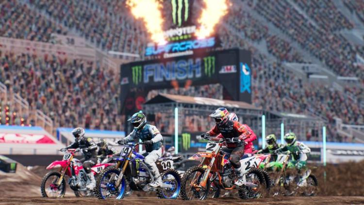 Monster Energy Supercross Ps4 Videogioco Italiano Playstation 4 Nuovo Sigillato