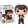 Funko Pop ! Harry Potter - (116) Neville Longbottom With Monster Book Figure 9Cm