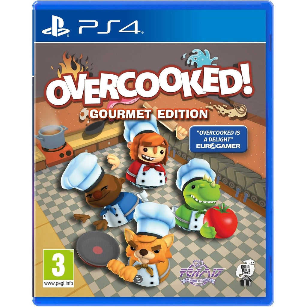 Overcooked Gourmet Edition Ps4 Italiano Gioco Play Station 4 Vieogioco Nuovo