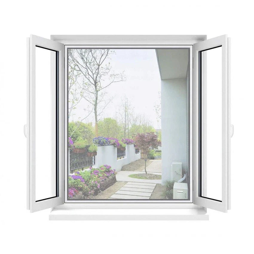 Zanzariera 150x150 Per Finestre A Rete Strappo Biadesivo Tenda Universale Bianco