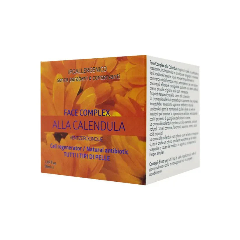 Crema Alla Calendula Lenitiva Doposole Rigenerante Antibiotico Naturale Ustioni