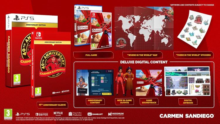 Carmen Sandiego: 40th Anniversary Edition Nintendo Switch Eu Videogioco NS Ita