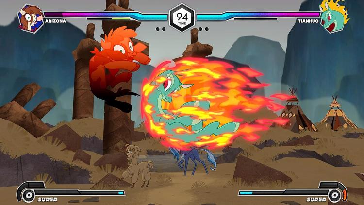 Them'S Fightin Herds Deluxe Edition Ps4 Videogioco Playstation 4 Eu Ita Up Ps5