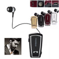 Auricolare Bluetooth Stereo Universale Multipoint Cuffie Filo Retraibile Cuffia
