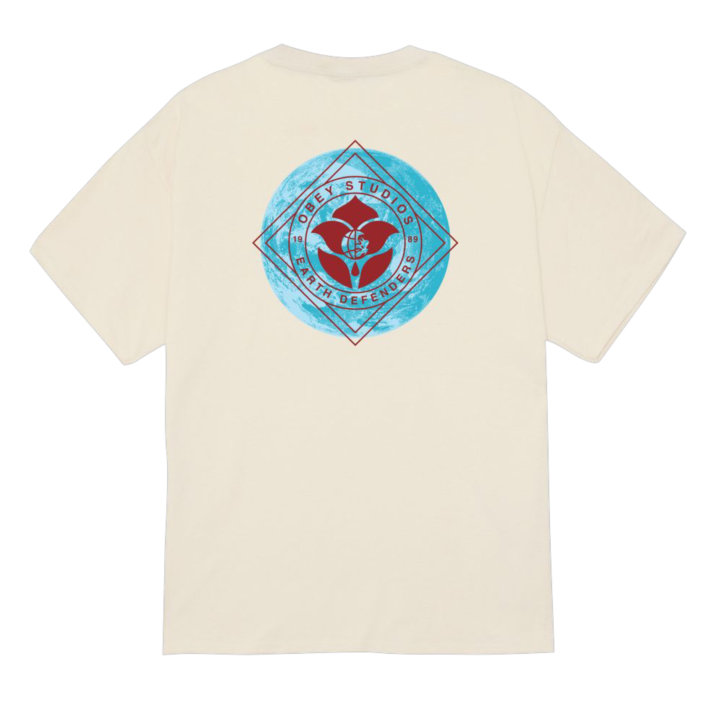 T-shirt Earth Defenders Uomo Cream
