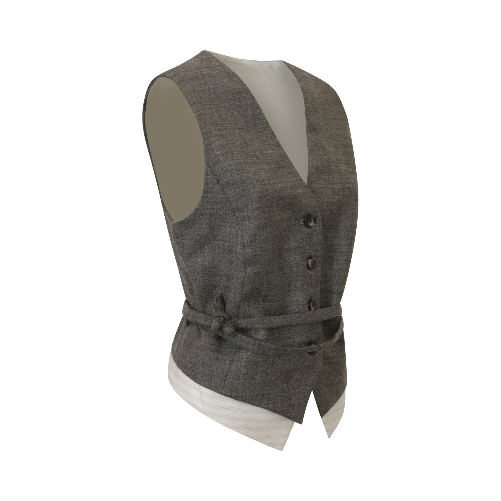 GILET TECLA GRIGIO
