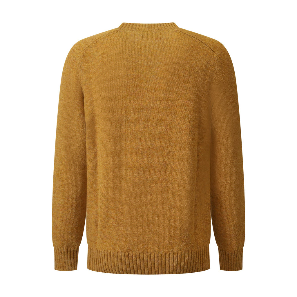 MAGLIA PARICOLLO SENAPE